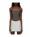 Misbhv Monogram-print Tank Top In Black