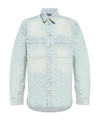 MISBHV MISBHV MONOGRAM BUTTON-UP OVERSHIRT