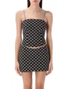 Misbhv Monogram Design Spaghetti Top With Adjustable Straps