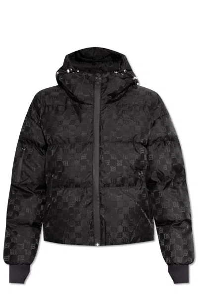 Misbhv Black Ski Monogram Nylon Square Puffer Jacket