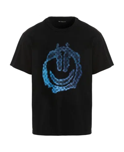 Misbhv Monongram Smiley-print T-shirt In Black