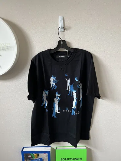 Pre-owned Misbhv Moon Dance T-shirt In Black
