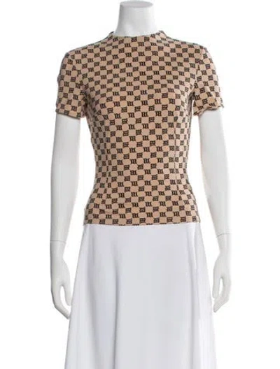 Pre-owned Misbhv Nylon Graphic Print T-shirt In White