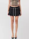 Shop Misbhv Nylon Mini Skirt Monogram Pattern