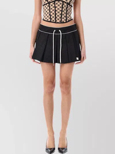 MISBHV NYLON MINI SKIRT MONOGRAM PATTERN