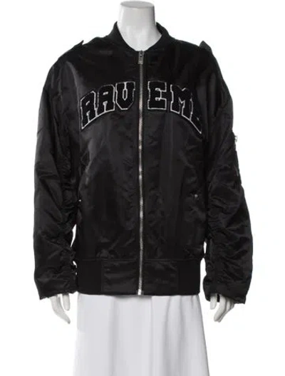 Pre-owned Misbhv Nylon Printed Bomber Jacket In Multi