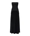 Misbhv Off-shoulder Split Dress In Black