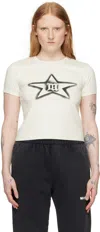 Misbhv Logo-print Cotton T-shirt In Coconut