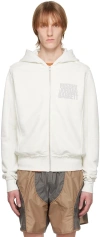 Misbhv Off-white Jordan Barrett Edition Zipped Hoodie In Coconut Milk