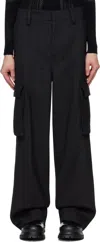 Misbhv Office Pinstripe Tailored Trouser In Black In Black