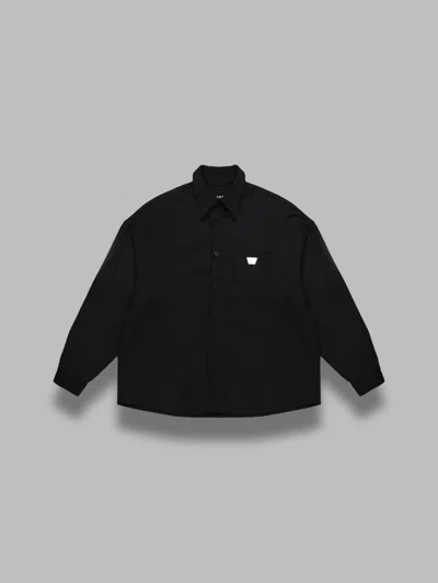 Misbhv Overshirt Pinstripe In Black