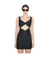 Misbhv Black Pandora Minidress In Black