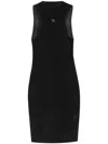 Misbhv Panelled Mini Dress In Black