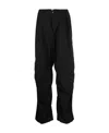 Misbhv Parachute Wide-leg Trousers In Black