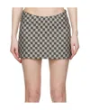 Misbhv Pattern Skirt In Gray