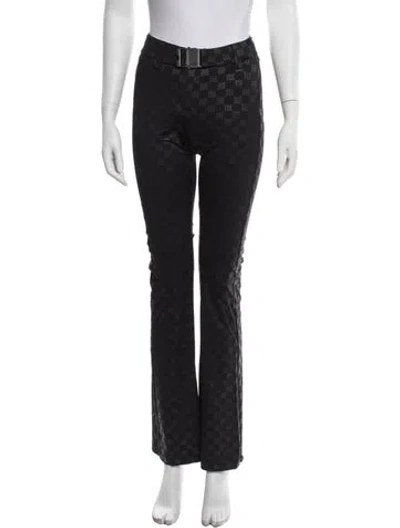 Pre-owned Misbhv Patterned Flared Pants In Blue