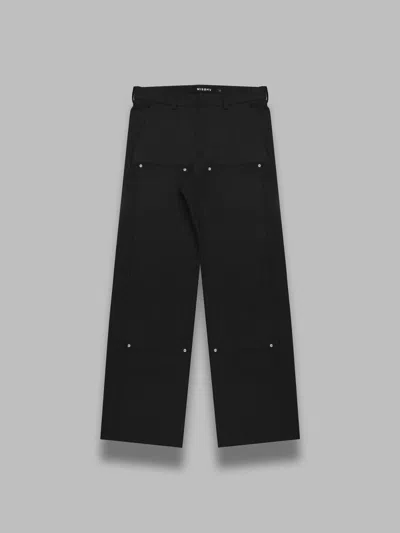 Misbhv Penstripe Carpenter Trousers In Black