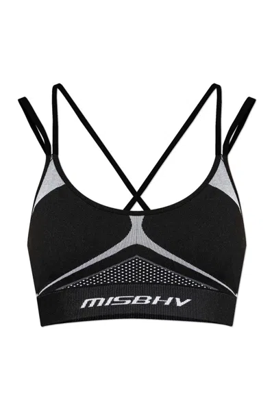 Misbhv Performa Cropped Bra Top In Black