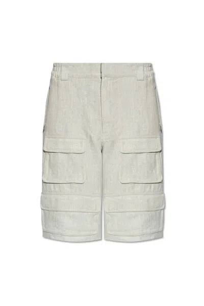Misbhv Pocket-detailed Shorts In Beige