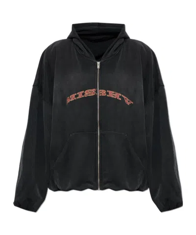 Misbhv Printed Hooded Casual Jacket In Multi