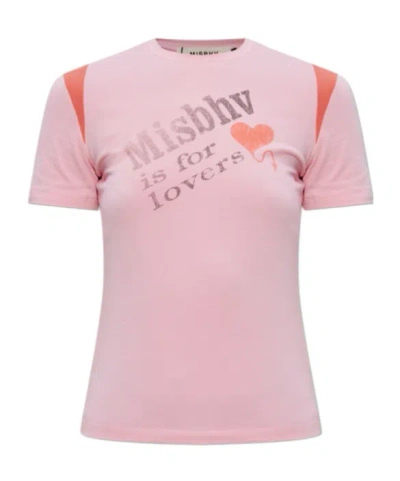 Misbhv Printed T-shirt In Pink