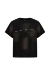 Misbhv Printed Washed-effect T-shirt In Multi