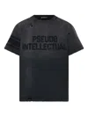 Misbhv Pseudo Intellectual T-shirt In Gray