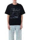 Misbhv Black 'hollywood' T-shirt In Black