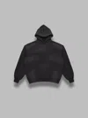 Misbhv Washed-effect Hoodie In Black