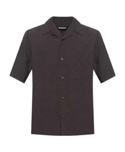 Misbhv Resort Monogram Shirt In Black