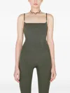 Misbhv Ribbed-knit Tank Top In Green
