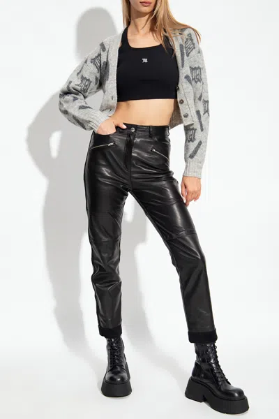 Misbhv Ribbed Top In Black