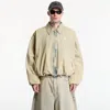 Misbhv Sand-washed Bomber Denim Jacket In Multi