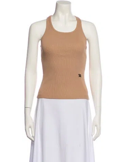 Pre-owned Misbhv Scoop Neck Sleeveless Top In Neutral