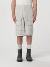Misbhv Linen Blend Cargo Shorts In Beige