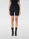 Misbhv Fitted Monogram Biker Shorts With Distinctive Pattern In Schwarz