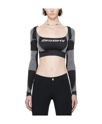 Misbhv Short Sports T-shirt In Black