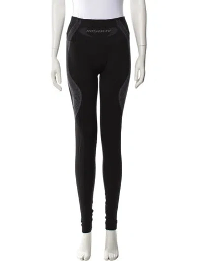 Pre-owned Misbhv Skinny Leg Pants In Black