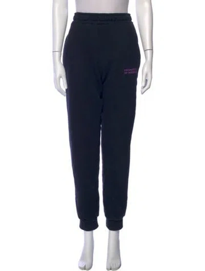 Pre-owned Misbhv Skinny Leg Pants In Blue