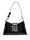 Misbhv Small Leather Shoulder Bag In Black