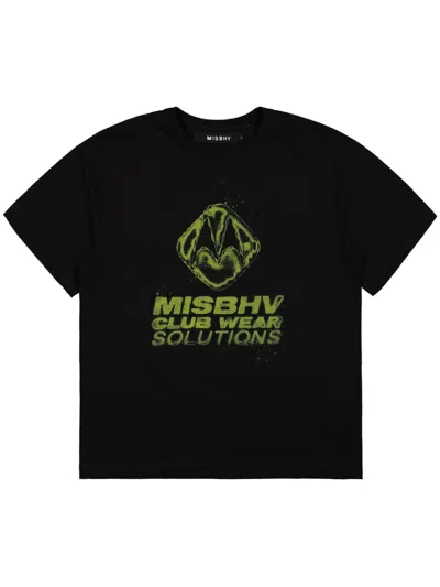 Misbhv Black 'solutions' T-shirt