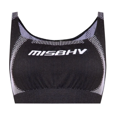 Pre-owned Misbhv Sport Bra Top 'black'