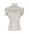 Misbhv Gray Jacquard Turtleneck In White