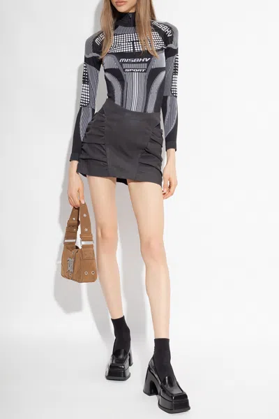 Misbhv ‘sport Europa' Body With Stand Collar In Black