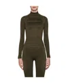 Misbhv Sport Gaia Long-sleeve Top In Green