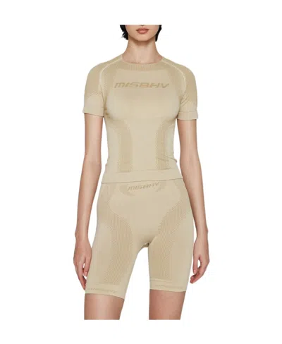 Misbhv Sport Short-sleeved T-shirt In Nude