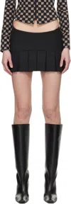 Misbhv Ssense Exclusive Black Trinity School Miniskirt In Black