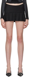 Misbhv Ssense Exclusive Black Trinity School Miniskirt In Black