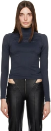 Misbhv Ssense Exclusive Gray Top In Ash