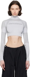 Misbhv Ssense Exclusive Gray Top In Light Grey